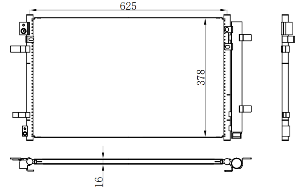 Condenser For CHINESE CAR 博瑞1.8T