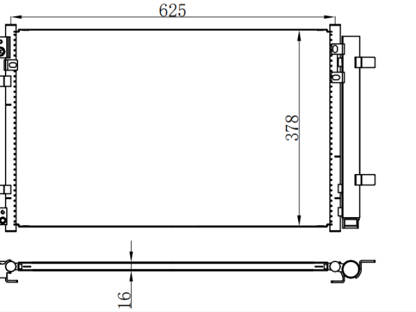 Condenser For CHINESE CAR 博瑞1.8T
