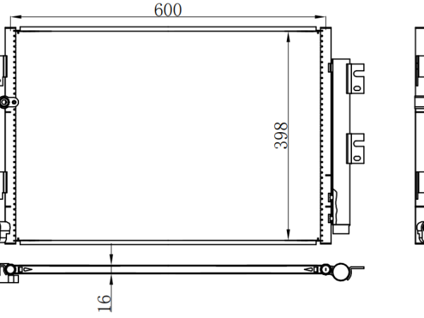 Condenser For CHINESE CAR BYD Qin  秦 1.5