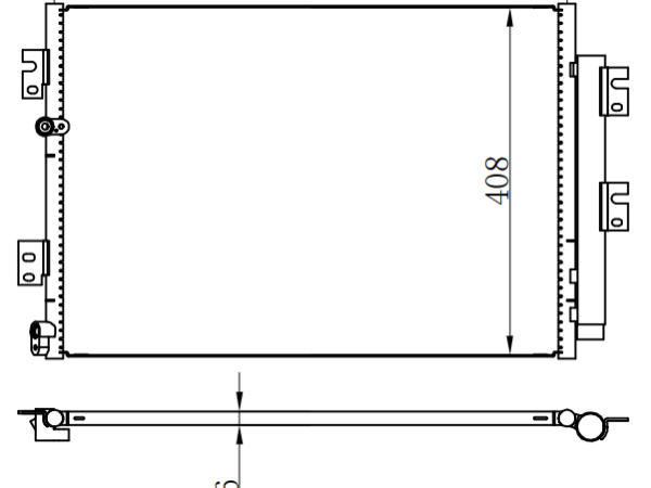 Condenser For CHINESE CAR BYD Qin  新秦 1.5T