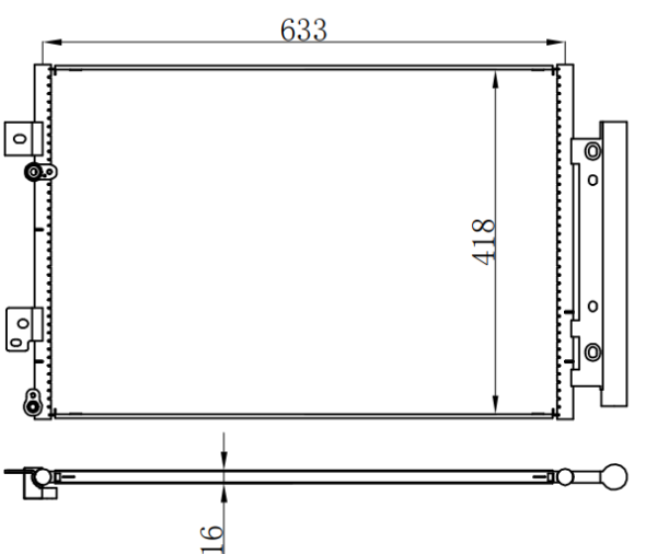 Condenser For CHINESE CAR BYD 元1.5T