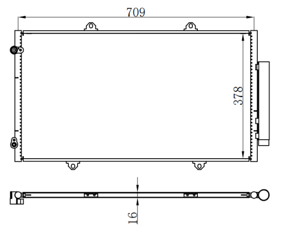Condenser For CHINESE CAR BYD 元1.5