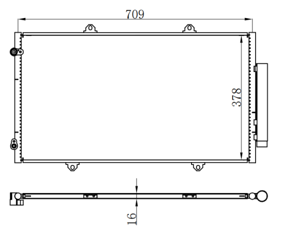 Condenser For CHINESE CAR BYD 元1.5