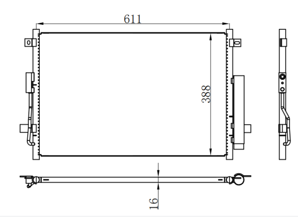 Condenser For CHINESE CAR 长安 CS35 17款