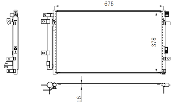 Condenser For CHINESE CAR 17款 H6