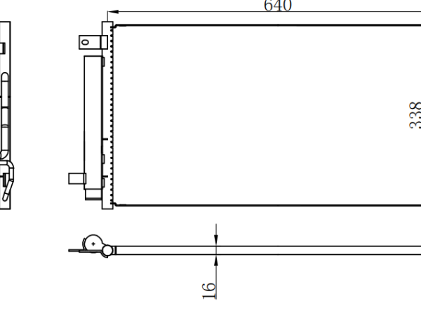 Condenser For CHINESE CAR 缤越1.0T/1.5T