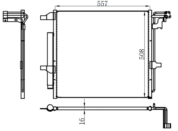 Condenser For CHINESE CAR 博越 2.0