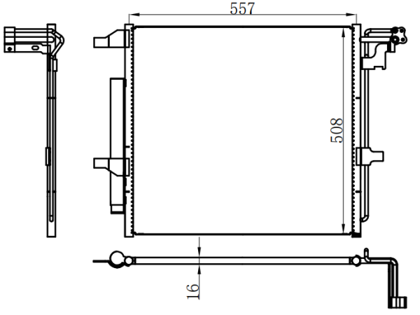 Condenser For CHINESE CAR 博越 2.0