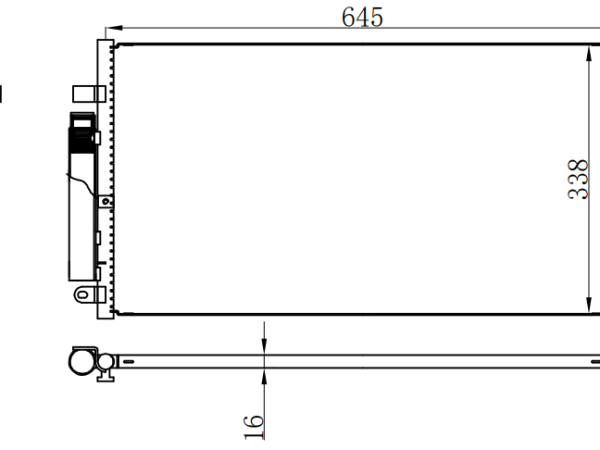 Condenser For CHINESE CAR 帝豪