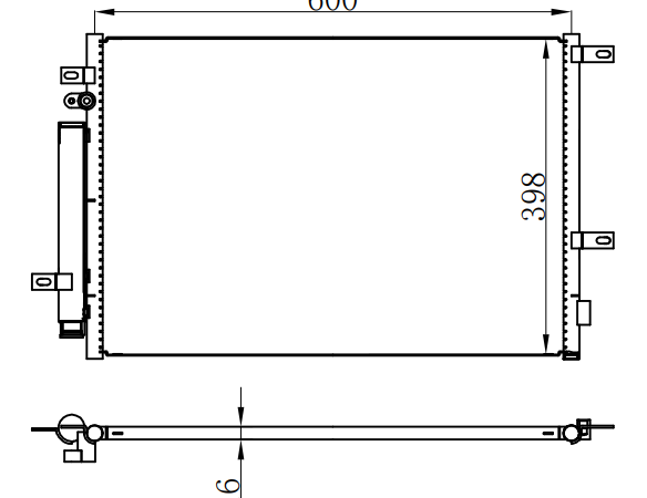 Condenser For CHINESE CAR 帝豪EV450