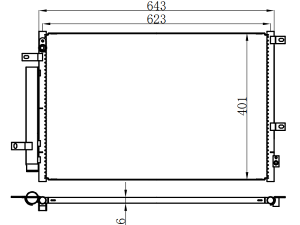 Condenser For CHINESE CAR GEELY GEOMETRY A