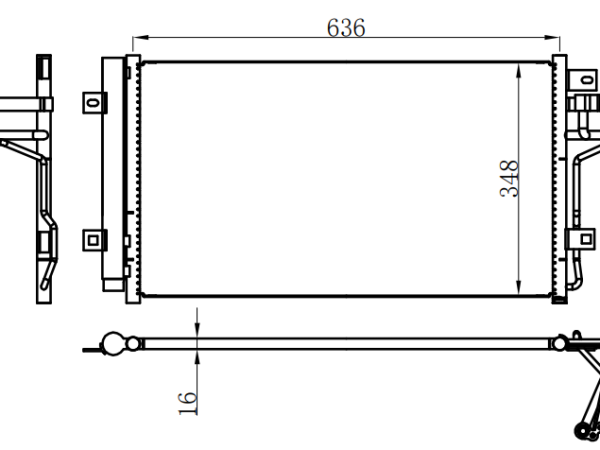 Condenser For CHINESE CAR 红旗H5