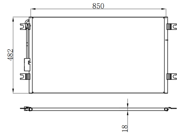 Condenser For FreightlinerStar 4900FA Base L6 15.8L