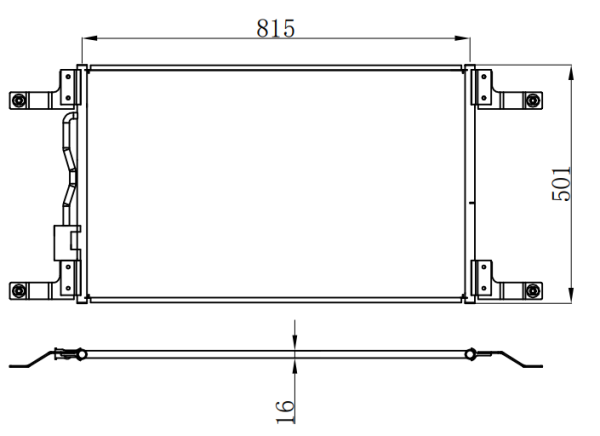 Condenser For FreightlinerColumbia 120 L6 10.8L