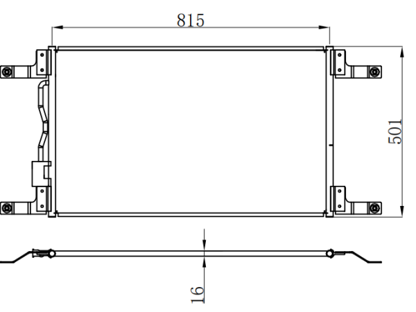 Condenser For FreightlinerColumbia 120 L6 10.8L