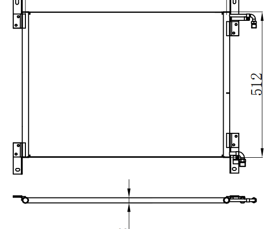 Condenser For FreightlinerA/COND