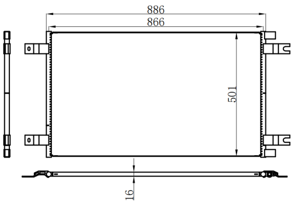 Condenser For FreightlinerKenworth(肯沃斯)