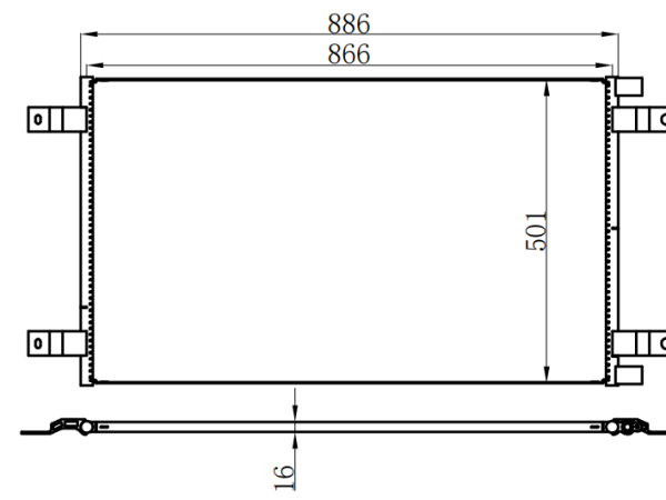 Condenser For FreightlinerKenworth(肯沃斯)