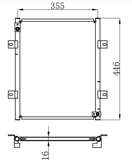Condenser For HYUNDAI20-7 挖机
