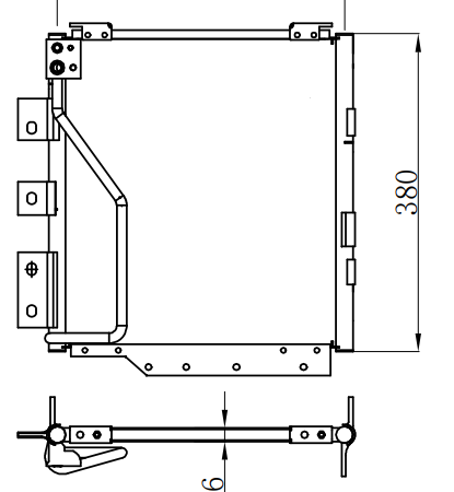 Condenser For HYUNDAIMIGHTY