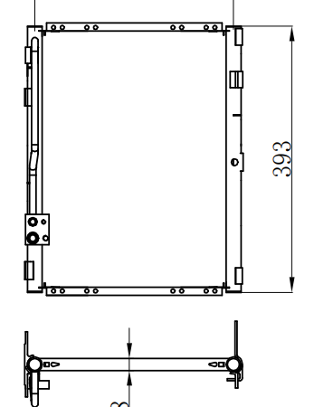 Condenser For HYUNDAIHYUNDAI MIGHTY 2.5 TON