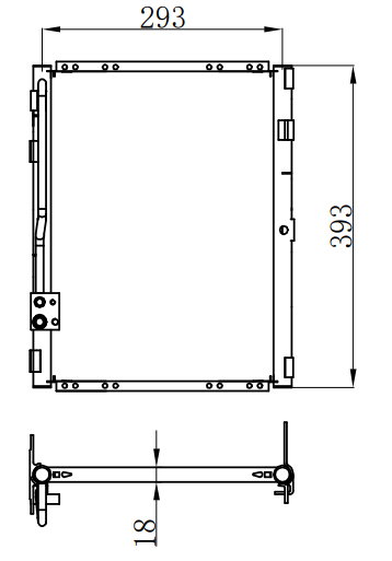 Condenser For HYUNDAIHYUNDAI MIGHTY 2.5 TON