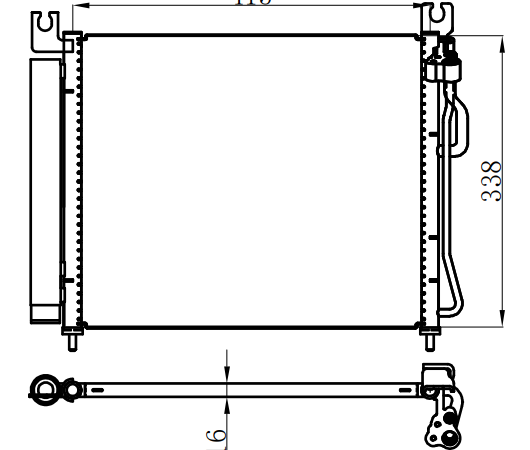 Condenser For HYUNDAIHYUNDAI