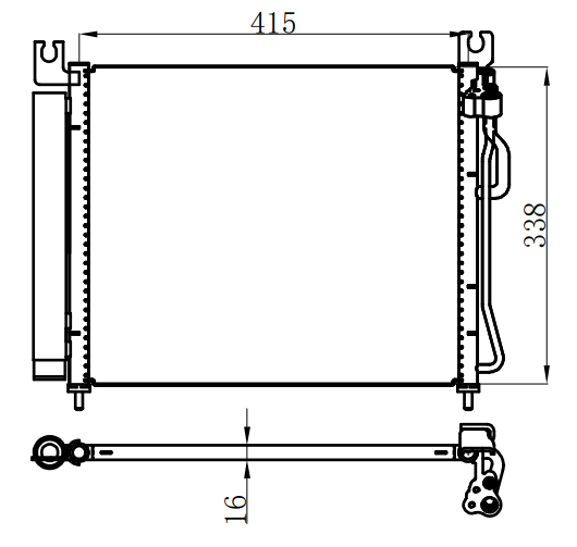 Condenser For HYUNDAIHYUNDAI
