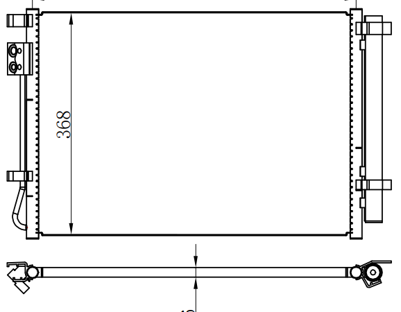 Condenser For HYUNDAIKIA RIO 18-19
