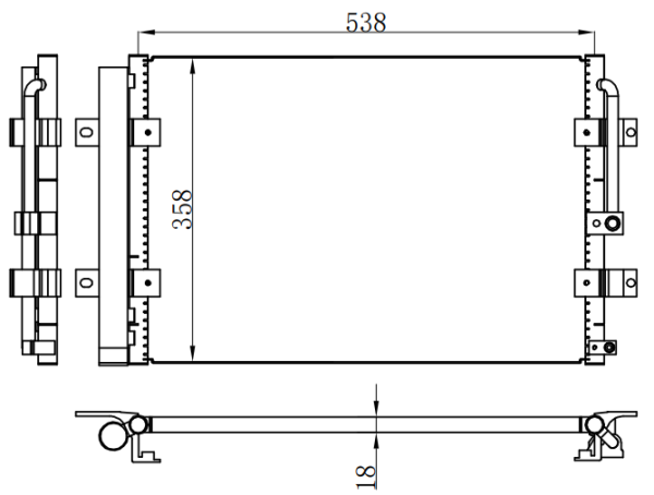 Condenser For HYUNDAIPORTER 04-07