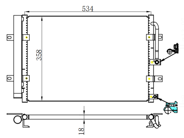 Condenser For HYUNDAIPORTER (H-100) 04-15