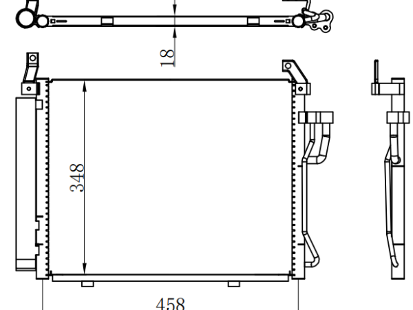 Condenser For HYUNDAI现代I10