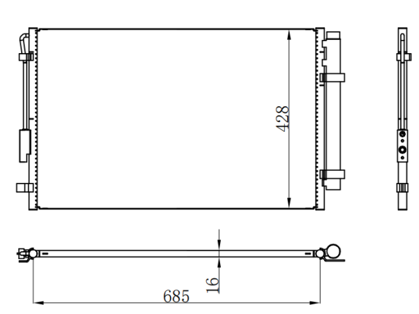 Condenser For HYUNDAIHYUNDAI