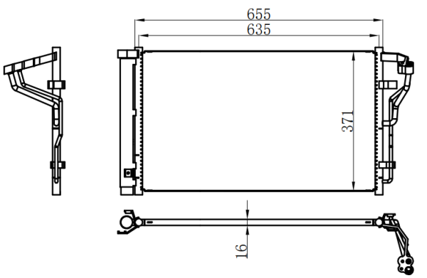 Condenser For HYUNDAI现代20款IX25