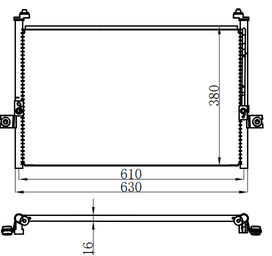Condenser For HYUNDAI