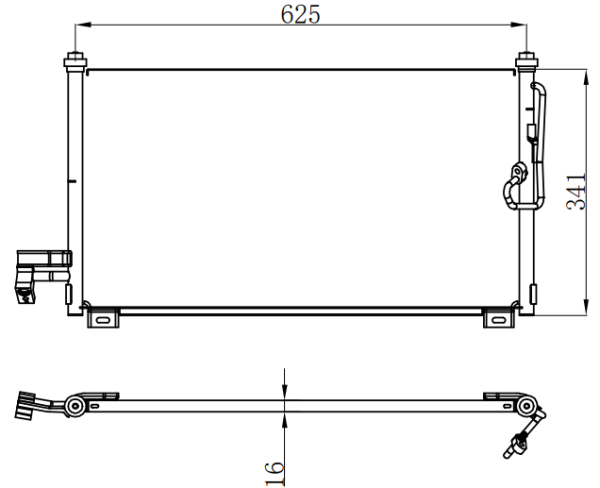 Condenser For MAZDA FAMILY
