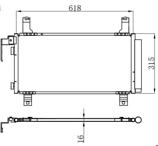 Condenser For MAZDA 6 1.8I 16V 02-
