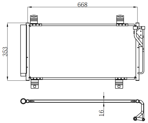Condenser For MAZDA