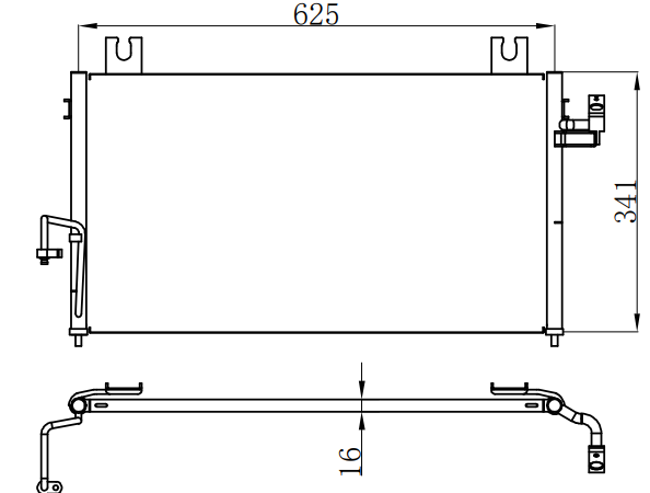 Condenser For MAZDA M5