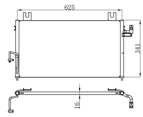 Condenser For MAZDA M5