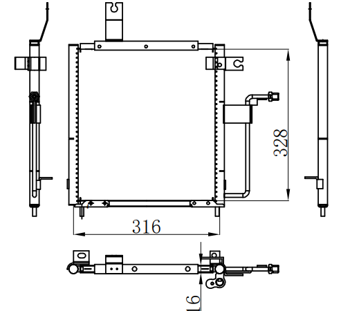 Condenser For MAZDA demio 德米欧