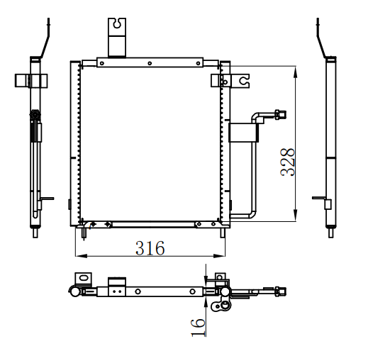 Condenser For MAZDA demio 德米欧