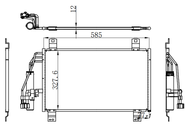 Condenser For MAZDA CX-3 2.0