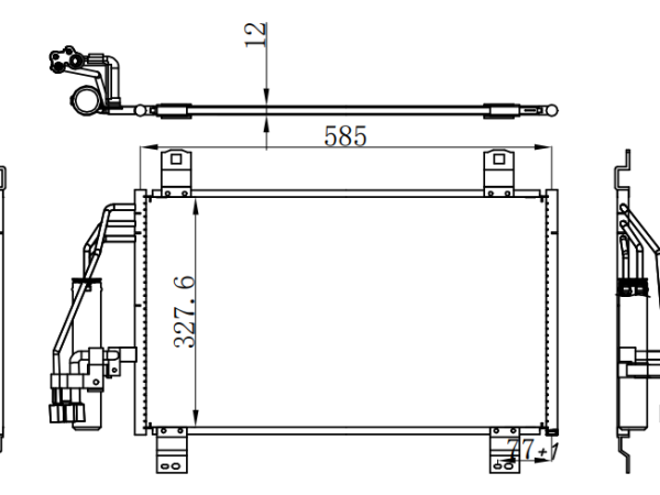 Condenser For MAZDA CX-3 2.0