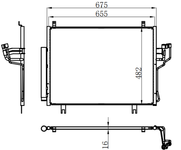 Condenser For MAZDA 马自达 CX-9 2.5T 16-19