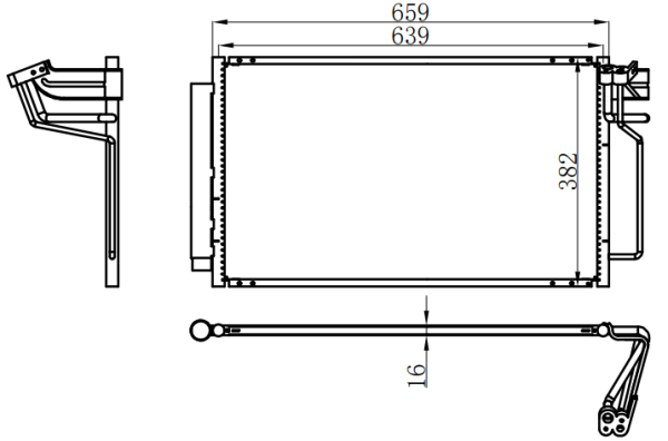 Condenser For MAZDA 马自达海马 V70/MPV/F7