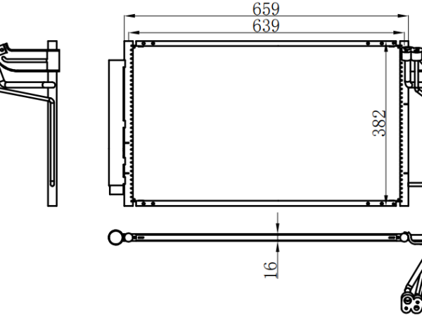 Condenser For MAZDA 马自达海马 V70/MPV/F7