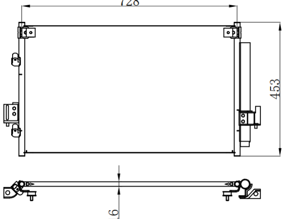 Condenser For MITSUBISHISOUEAST SOVERAN