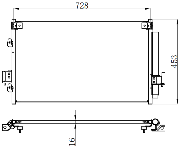Condenser For MITSUBISHISOUEAST SOVERAN