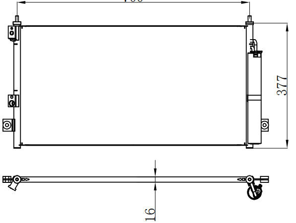 Condenser For MITSUBISHICS6